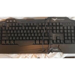 Havit Magic Eagle HV-KB558CM Gaming Keyboard‎ Wired Black Tested Working